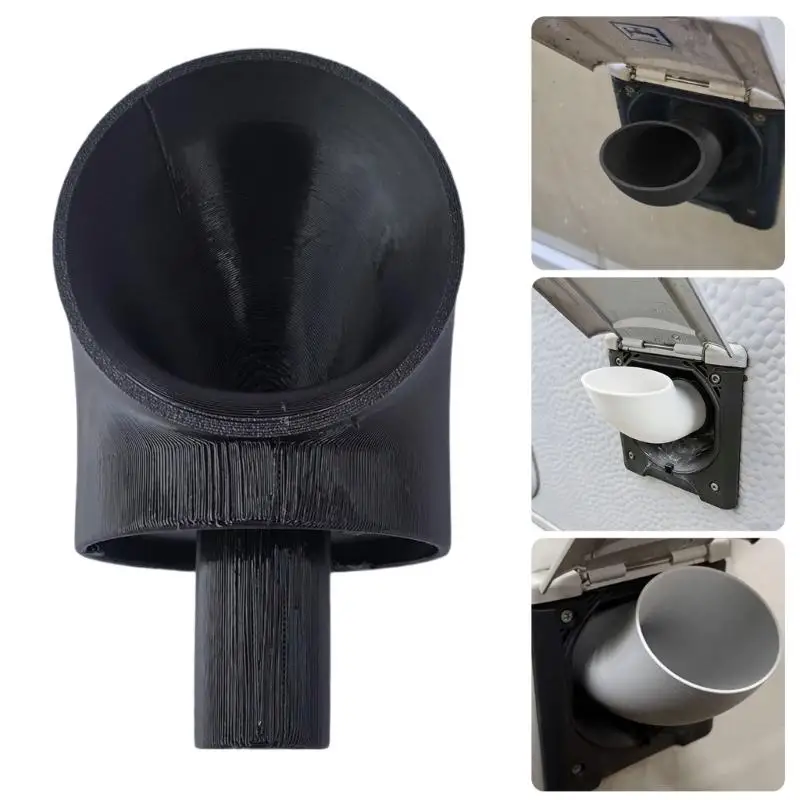 Universal Recreational Vehicle Campers Water Filler Funnel Plastic Design For Outdoor Use Easy Refill Camping