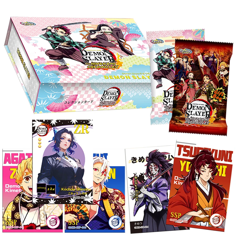 

Коллекционные карты «Убийца демонов», поощряющие детский день рождения, сюрприз, подарок, карта персонажей, приключения, аниме, периферийные устройства, креативные игрушки