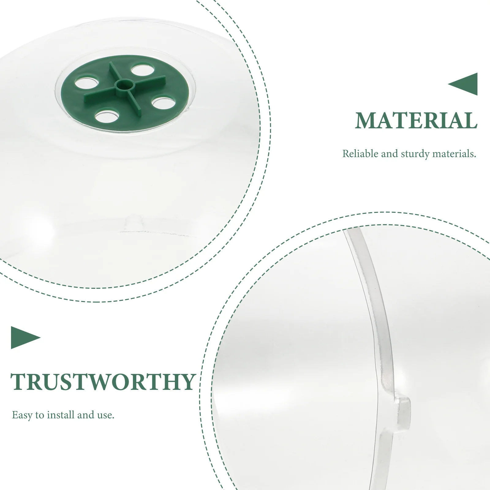 

2Pcs Plant Protective Cover White Mini Insulation Nursery Shelter Waterproof Snow-Proof Outdoor Garden Cover Greenhouse Supply