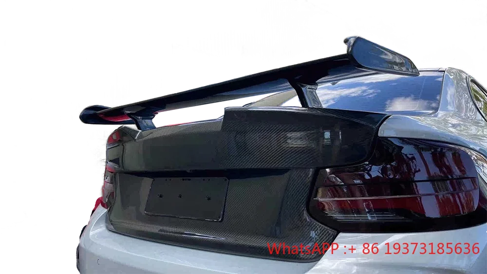 MP Style Car Dry Carbon Fiber Rear Trunk Boot for BMW M2 F87 2 Series F22