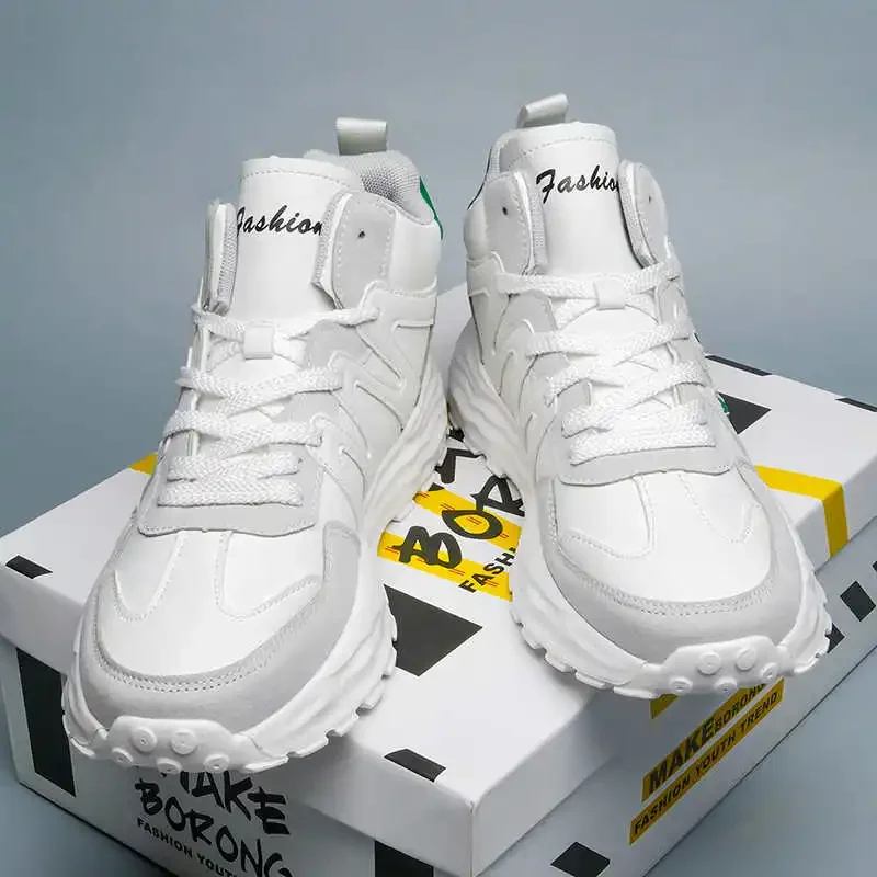 Gruba podeszwa z krawatami Projektant Luksusowe męskie trampki Casual do biegania Męskie różowe buty do koszykówki Sport Unikalna super marka