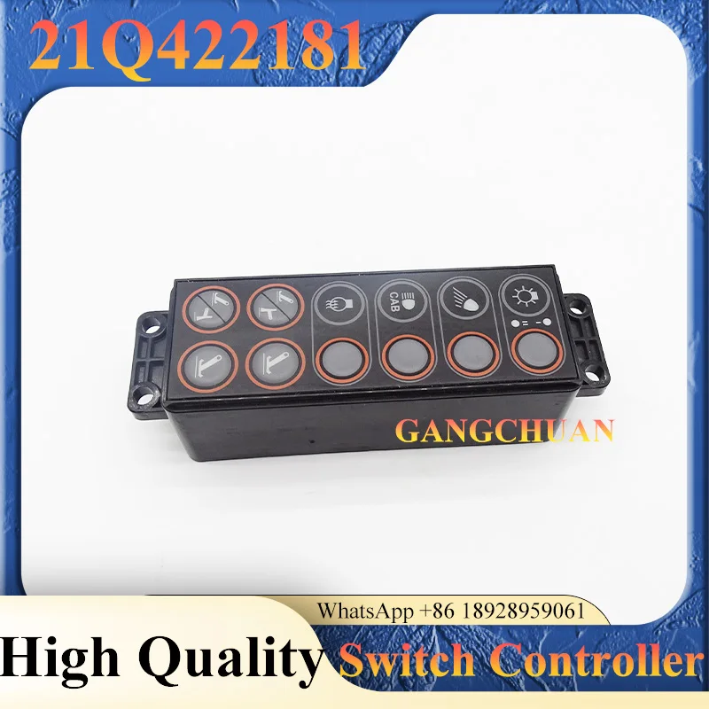 

21Q422181 21Q4-22181 Excavator Headlight Switch Controller for R220-9 R320-9 Control Panel Switch Excavator Parts