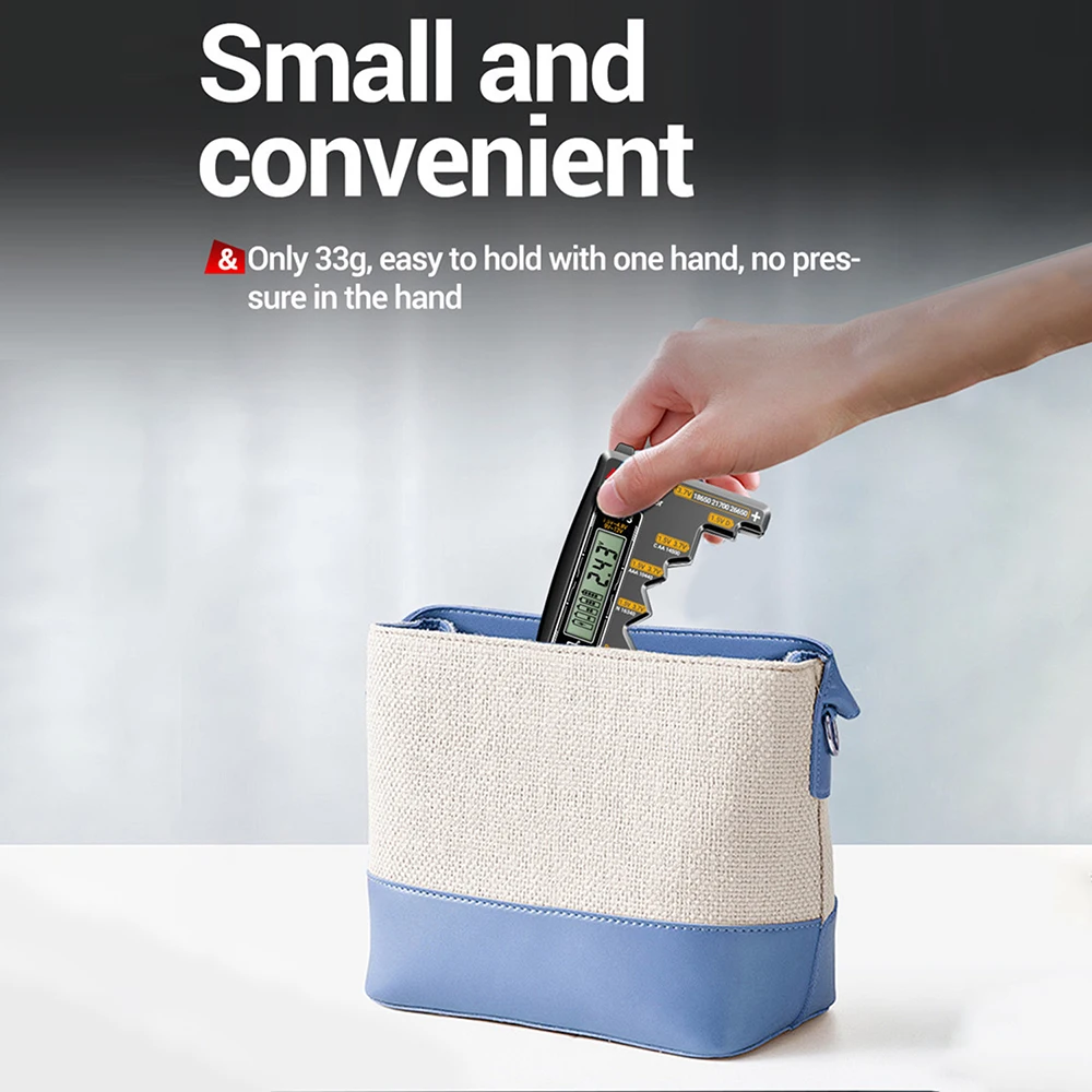 جهاز اختبار بطارية عالمي ANENG BT173 كاشف البطارية اختبار C D AA AAA N 9 فولت خلية زر متر العرض البصري اختبار أداة