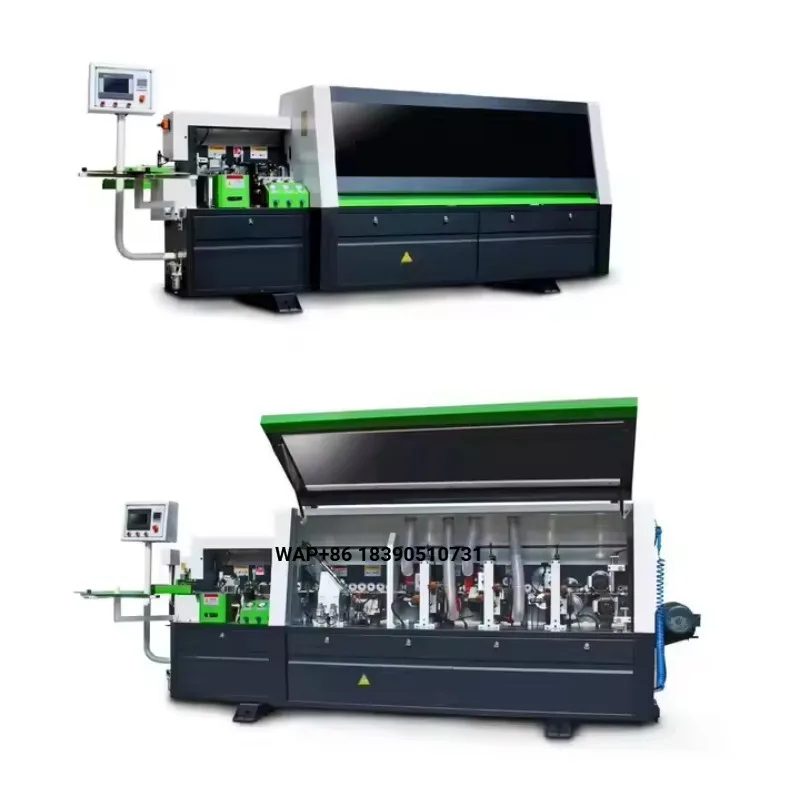 SKY420 Automatic Edge Bander Machine Gluing MDF Panel Furniture PVC Banding Wood Based Panels New Condition 380V/220V