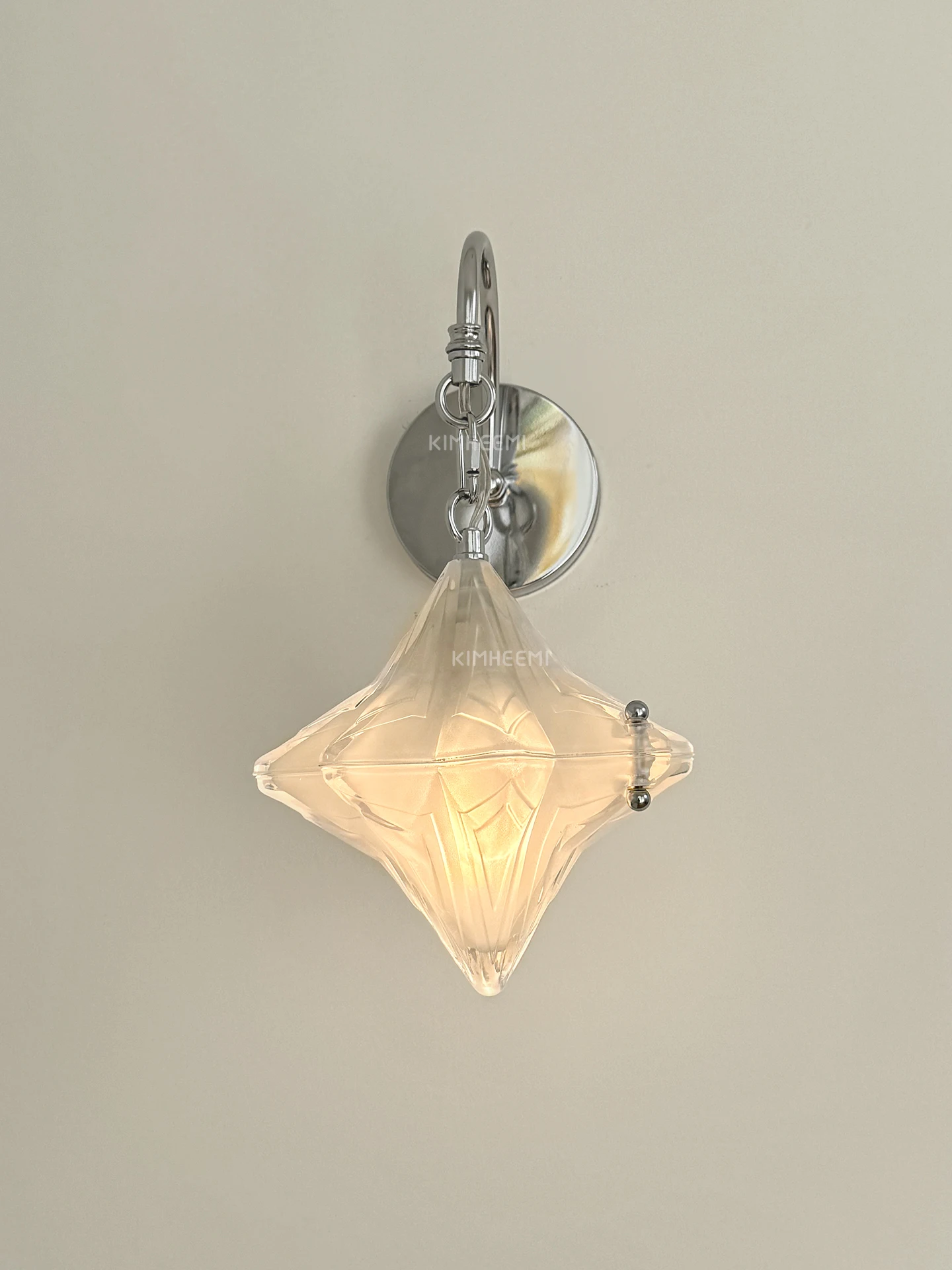 French Star Retro Light Luxury Art Bauhaus Bedroom Bedhead Living Room Background Wall Walkway Glass Corridor Wall Light