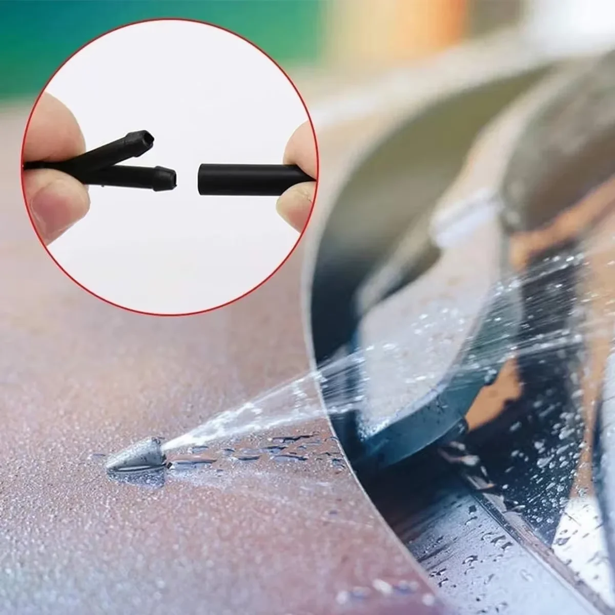 1/3/4m Car Windshield Wiper Cleaner Hose T Y I Type Joint Rubber Hose High Elasticity Weather Resistant Rubber Hose