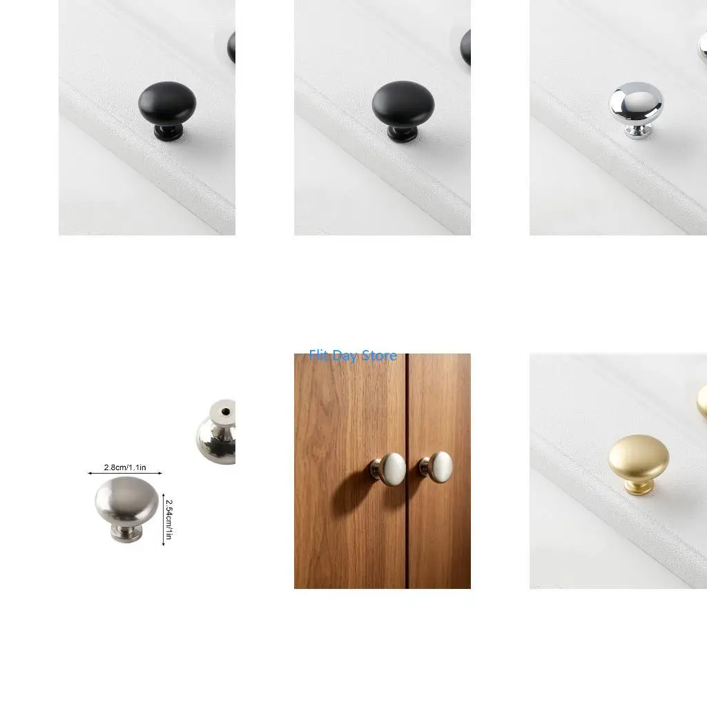 F92C 2Pcs Cabinet Pull Zinc Alloy Dressers Knob Modern Drawer Pulls Handles