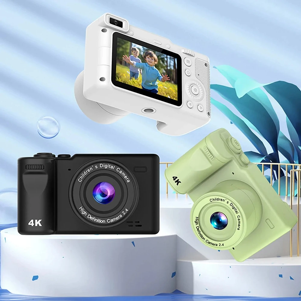 HD 1080P 2.4 inch digital Camera Rechargeable Cameras with 8x Zoom Compact Camera 44MP Cameras for kids Beginner Camera