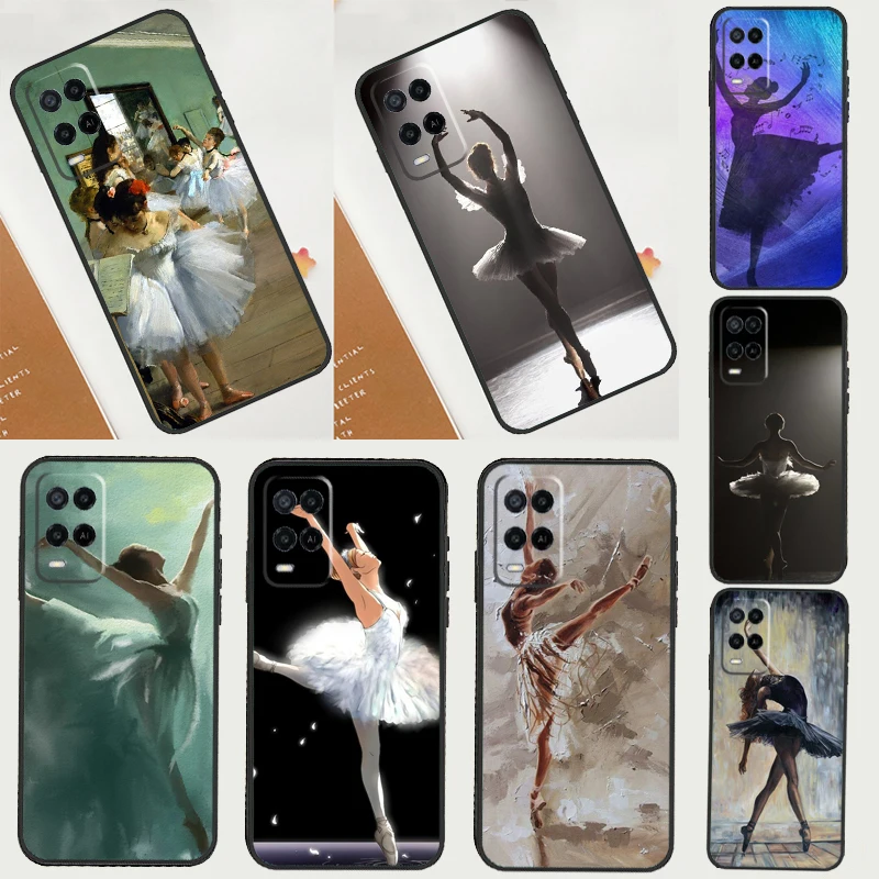 Ballet Ballerina Dancer For OPPO Find X5 X3 Pro A53S A5 A9 A31 A53 A1K A15 A52 A72 A83 A91 A93 A54 A74 A94 Case