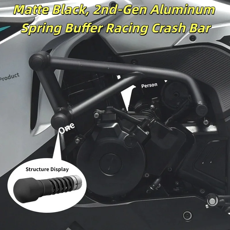 Motorcycle Crash Bar Anti‑fall Bumper Protector Rod for Benelli Tornado 552R