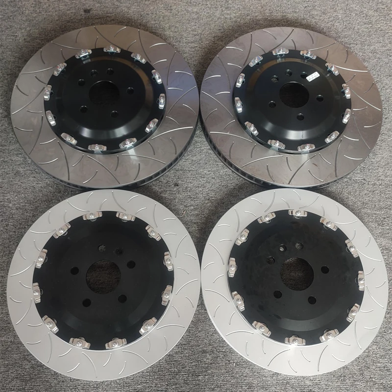 

Modified Expanded High Carbon Alloy Front Rear Brake Rotors Disc Kits with Floating Screw for VW Golf MK6 Tiguan TT