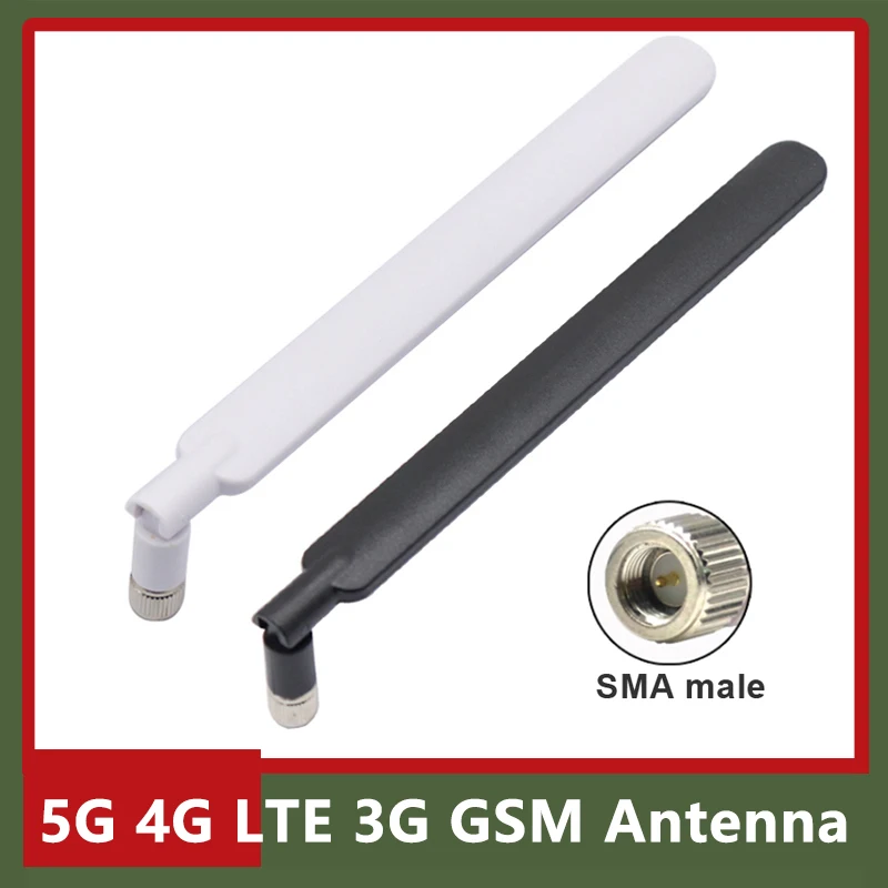 

1pcs High Perforformance 5G 4G LTE 3G GSM Omni WiFi Router Whip Antennas Rubber Waternoor Antenna With SMA