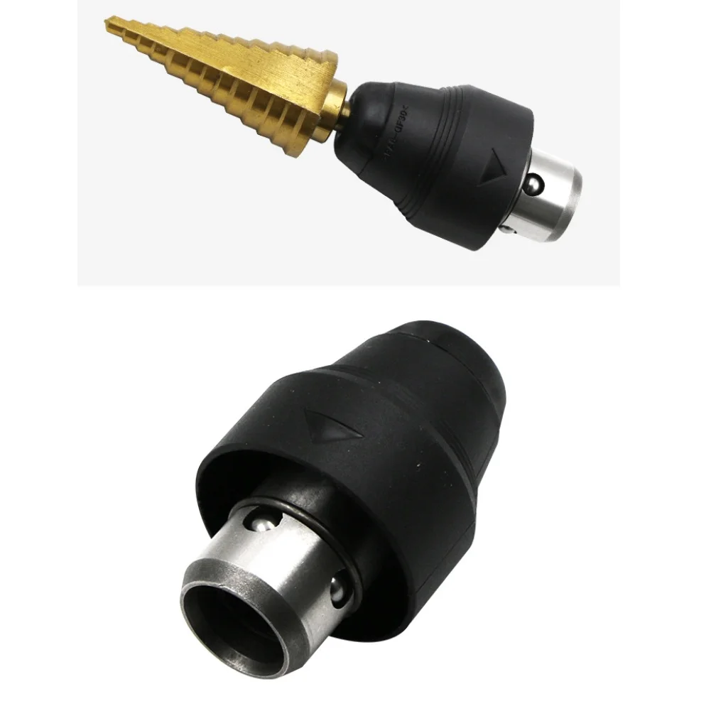 Mandrin à percussion électrique, perceuse sans clé, convertisseur pour perceuse à percussion électrique, pince à changement rapide, accessoires d'outils électriques 1 pièce