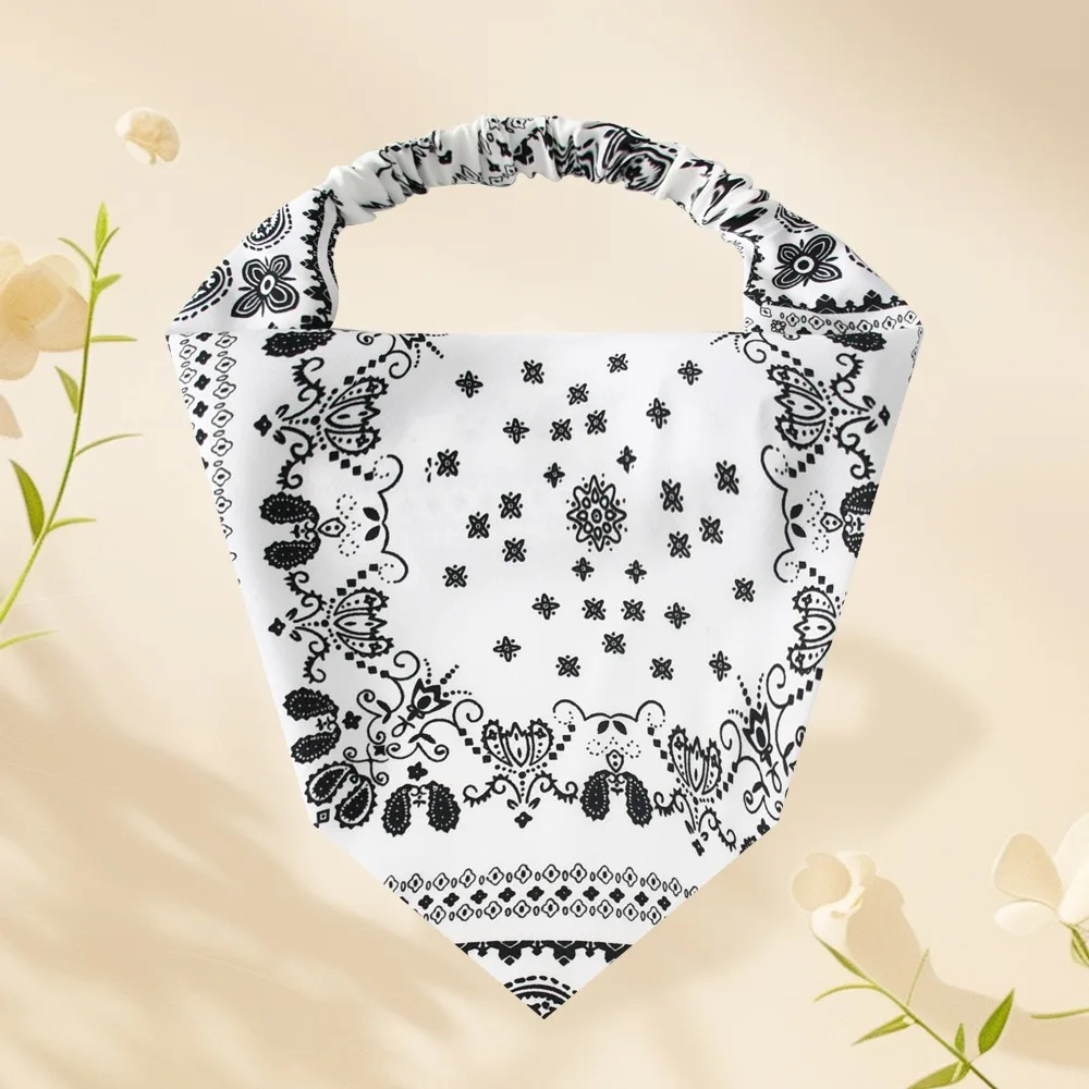 Picture 6: 2025 New Fashion Bohemian Style Cashew Flower Elastic Triangle Headband Girl Women Hair Accessories Jewelry Gifts Wholesale