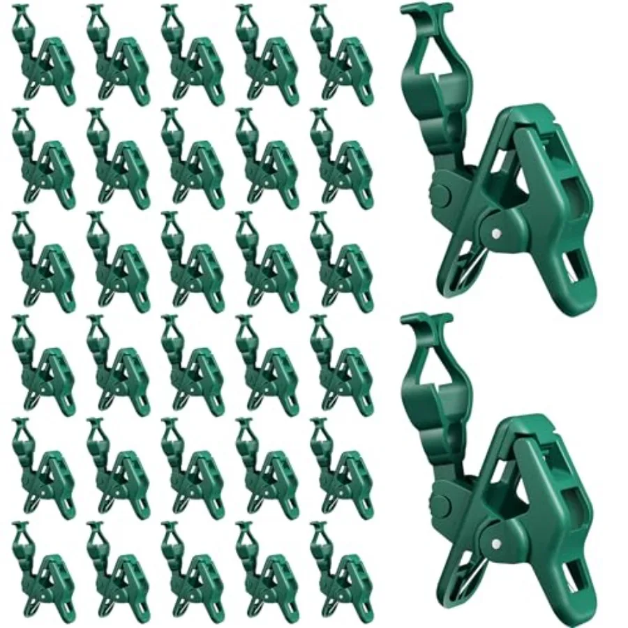 C7 C9 Christmas Lights Spring Clips 100 Count Holiday Lights Quick Spring Clips Shatterpro