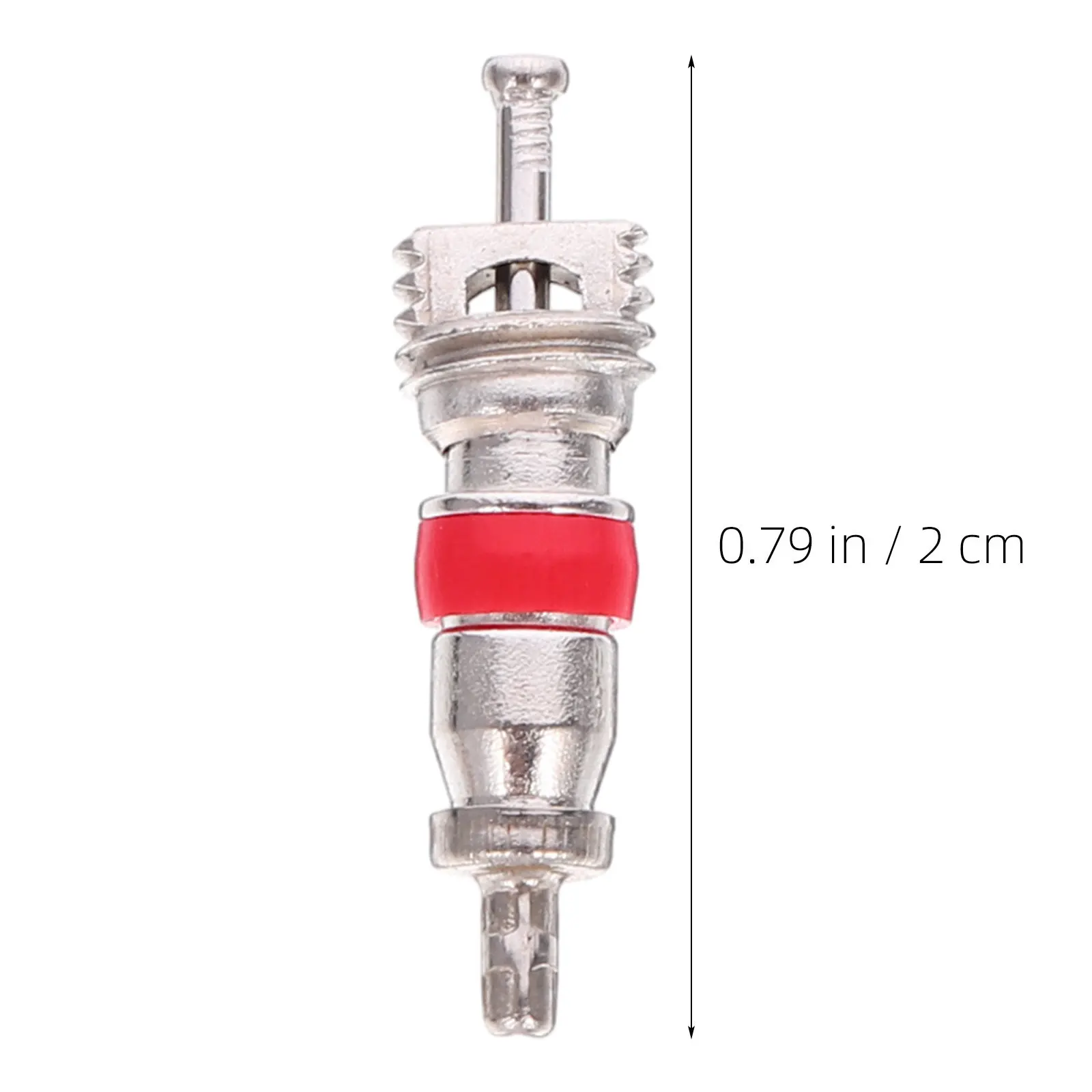 200Pcs Red Tire Valve Cores Bike Tubeless Sealing Stopper Core Replacement for Road Mountain Motorcycle Tires Sealing Core