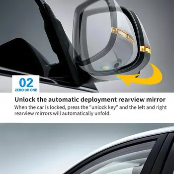 Systém automatického ovládání zrcátek a sklápění zpětných zrcátek speciálně navržený pro Toyota Rush 2018 - 2021 8 nejlepší prodej Boční zrcátko Toyota Rush - №6