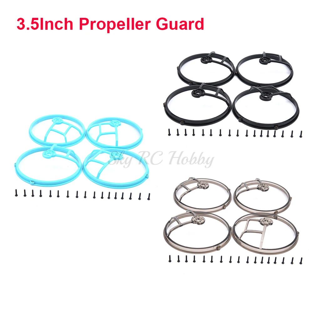 4PCS 3.5 Inch High Toughness PC 3.5inch Propeller Guard Frame Kit For RC FPV Cinewhoop Ducted Drones D90 Propellers