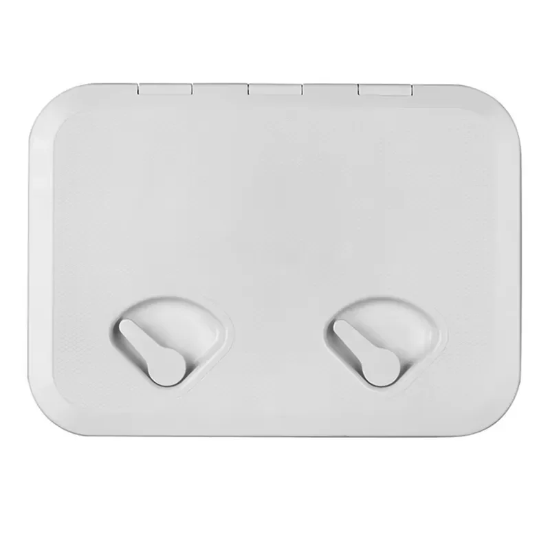 white-square-deck-hatch-cover-abs-plastic-anti-aging-marine-yacht-speedboat-rv-accessories-hand-hole-cover-yak-outdoors