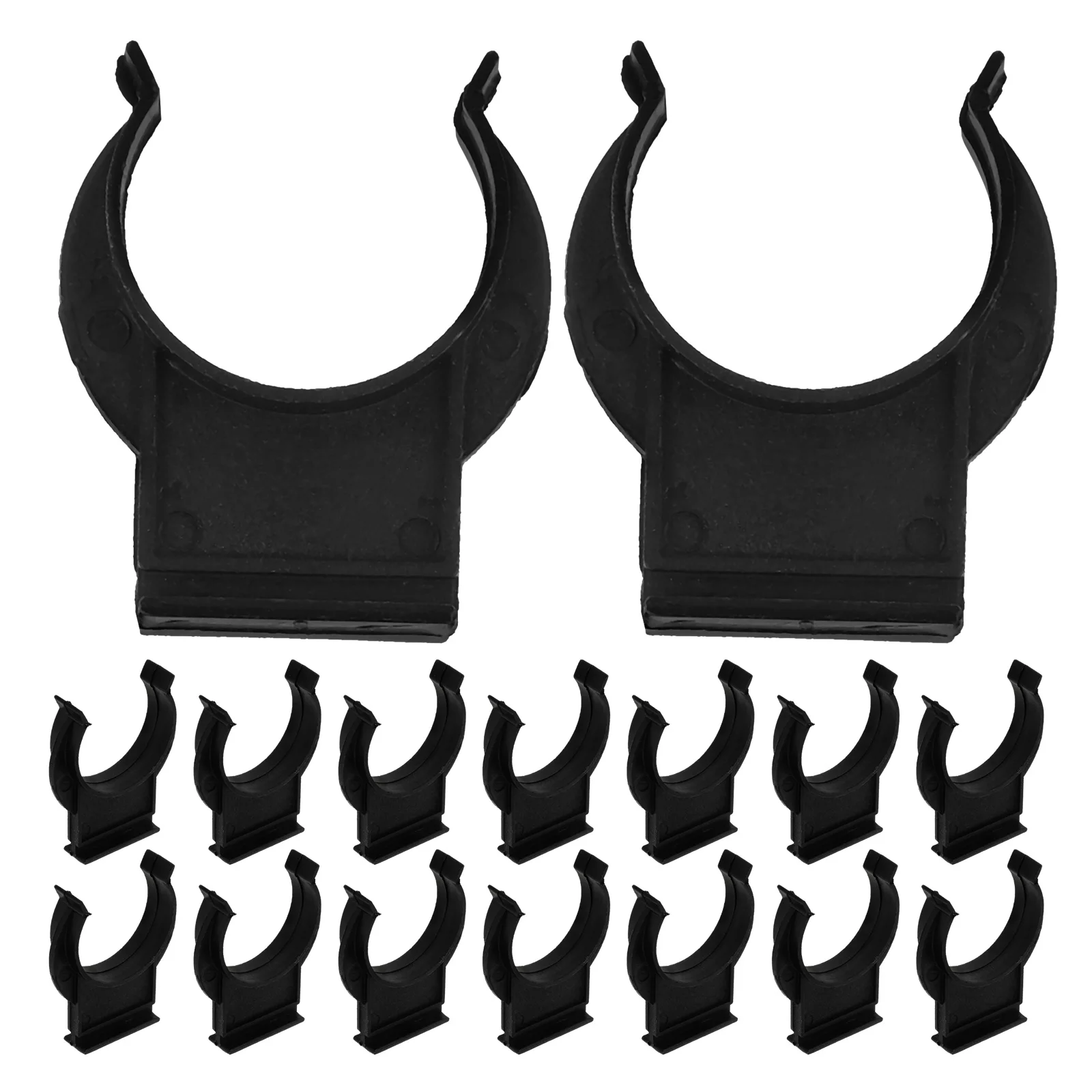 

20 Pcs Cabinet Foot Accessories Leveler Kick Clips Cabinets Board Kickplate Furniture Outdoor Plastic Installation Buckles