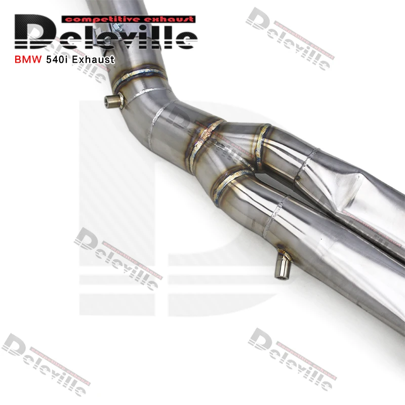 OEM Catback Exhaust For BMW 540/540i G30/G38 3.0T B58 2018-2023 Stainless Steel Exhaust Catback Muffler Valve