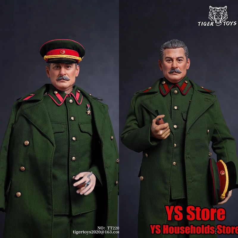 TIGERTOYS TT2205 1/6 The Great Leader Of Soviet Union Man Action Figure Army Green  Military Uniform Suit 12