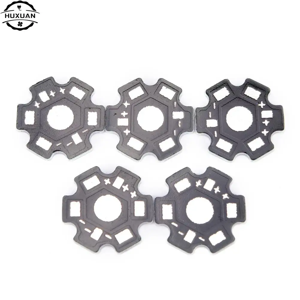20pcs/lot 1W 3W 5W Heat Sink LED Aluminum Base Plate PCB Board Substrate 20mm Star Kit DIY Cooling Heat sink Wholesale