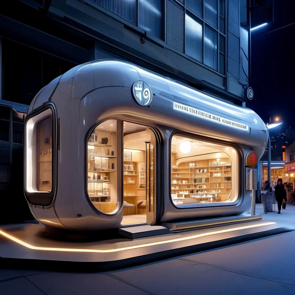 2025 كبسولة مساحة متنقلة جديدة مقاومة للماء | جراب منزل صغير جاهز لبناء المكاتب/غرفة الفندق #1