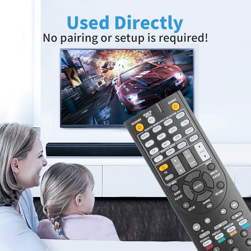 RC-879M Remote Control For ONKYO AV Receiver HTR393 HTR393 TXNR515 TXNR535 TXSR333 HT-S3700 TX-NR515 TX-NR535 TX-SR333 HTR393
