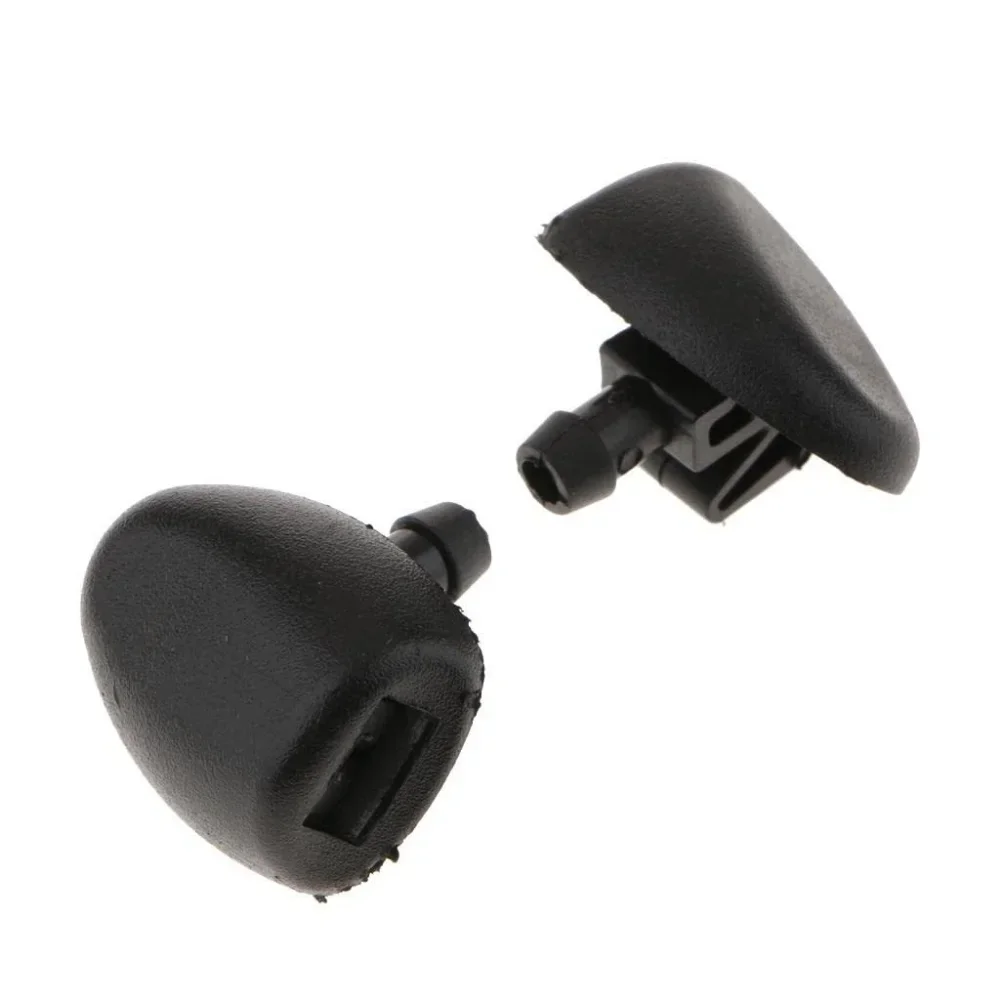 2Pcs Car Water Jet Spray Nozzles Front Windshield Washer Wiper  Sprayer For Peugeot 206 207 407 6438Z1 6438CA 643871