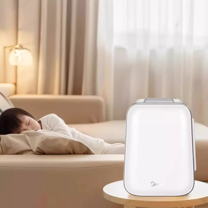 

‌4L Multi-Purpose Car Fridge - Cosmetic & Breastmilk Storage Box, Mini Thermo-Electric Cooler/Warmer for Travel/Office