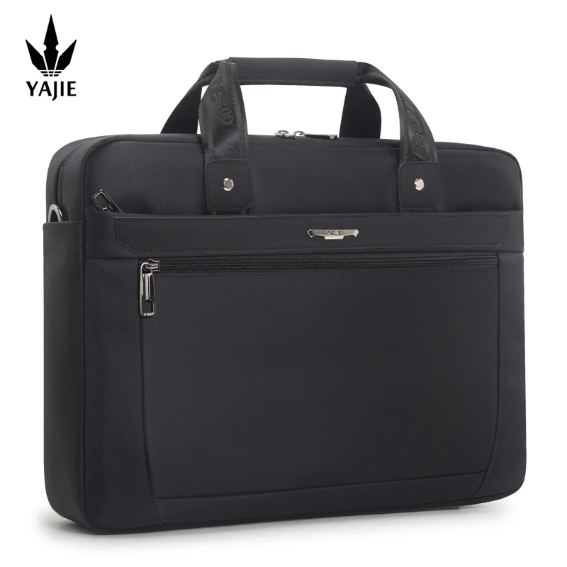 Large Briefcases For Men Canvas Tote Bag 15.6 Inch Laptop Case Waterproof Work Bags Business Mens Shoulder Bag Office Messenger