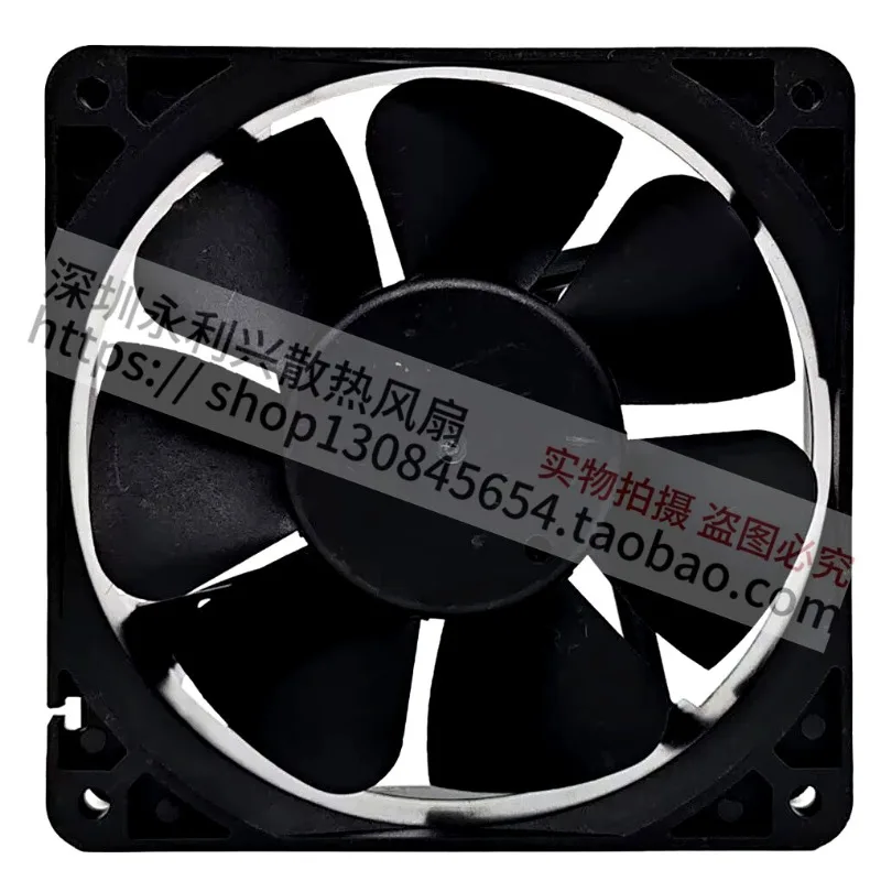 Silent Axial Flow Fan Dual Ball Bearings High Efficiency Low Noise Cooling Fan for Industrial Equipment Cabinet Ventilation Avai