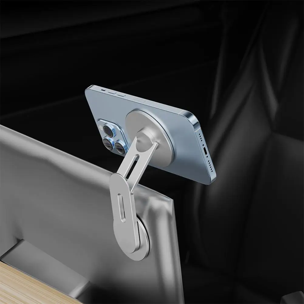 

Foldable Rotating Computer Screen Stand Invisible Portable Magnetic Phone Holder Suspended Hidden Car Mount for Tablets Phones