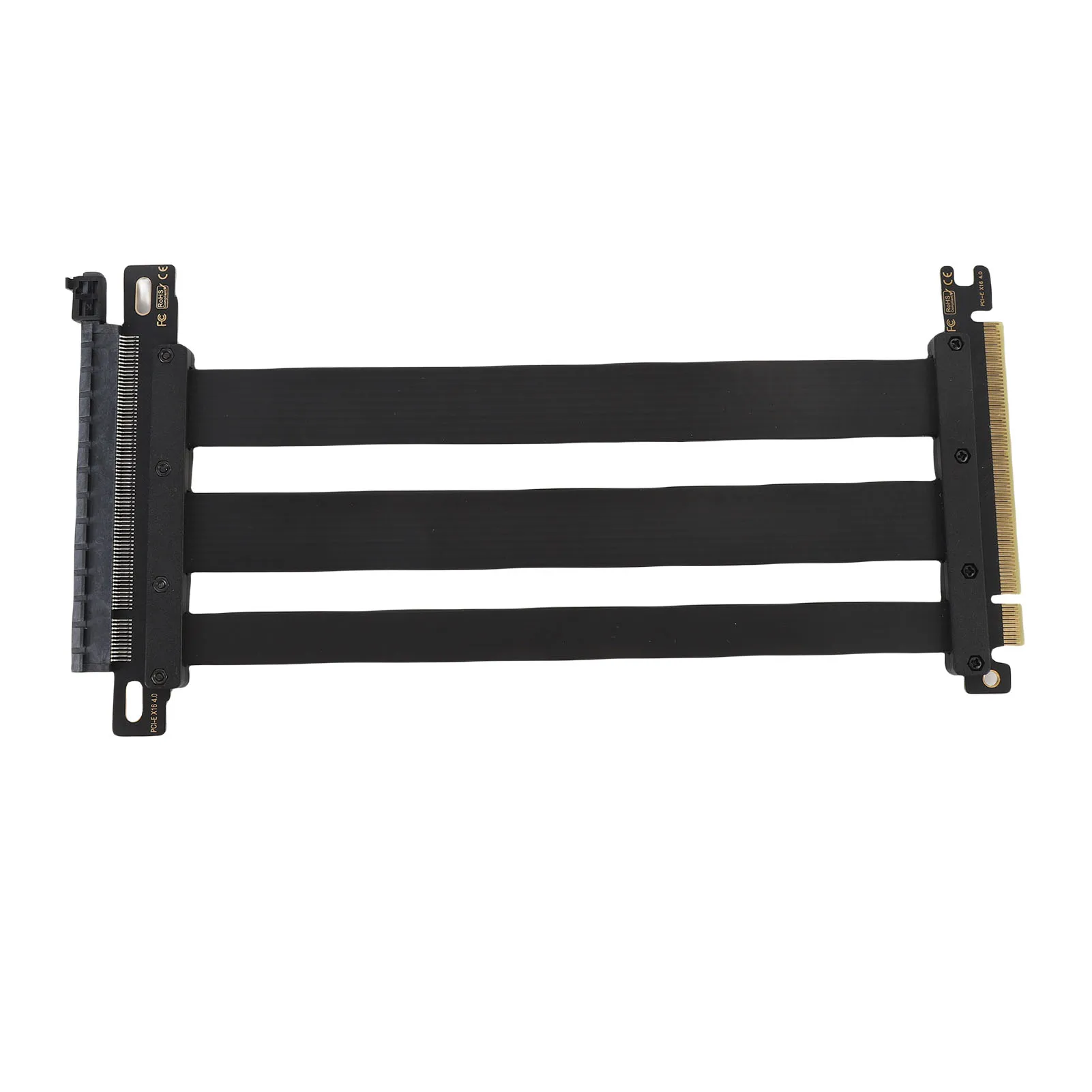 

PCIE 4.0 X16 Райзер-кабель Высокоскоростной гибкий удлинитель Порт удлинителя для карты 180-градусный адаптер Графический процессор Райзер-кабель для ПК