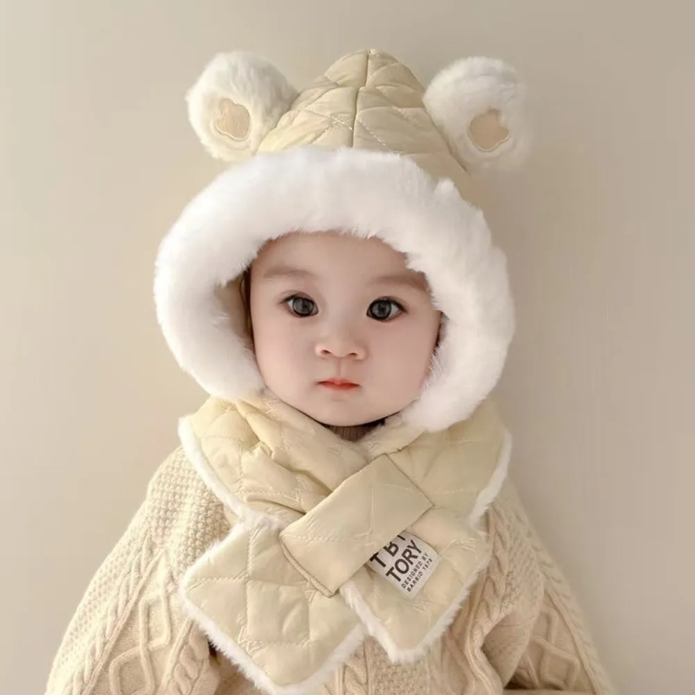 مجموعة وشاح قبعة متكاملة جديدة دافئة مقاومة للبرد قبعة صوفية مقاومة للرياح لتدفئة الرقبة لركوب الدراجات في الهواء الطلق والتزلج