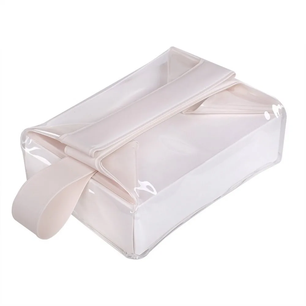 

Magnetic Closure Clear Toiletry Bags Large Capacity PVC Material PVC Makeup Bag Portable Transparent Design Cosmetic Pouch Women