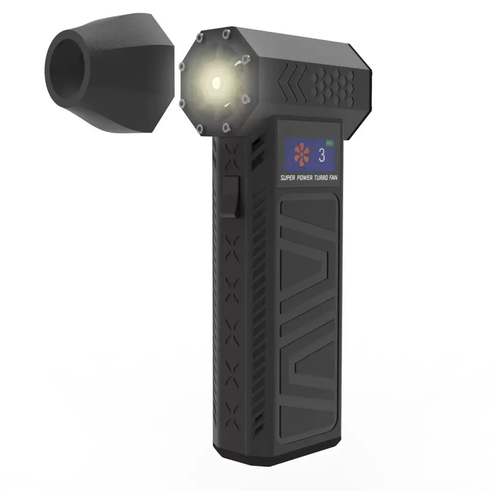 مروحة نفاثة توربو صغيرة منفضة هواء كهربائية مع 3 تروس قابلة للتعديل 130000 دورة في الدقيقة سرعة الرياح 52 متر/الثانية أداة منفاخ تنظيف كمبيوتر السيارة