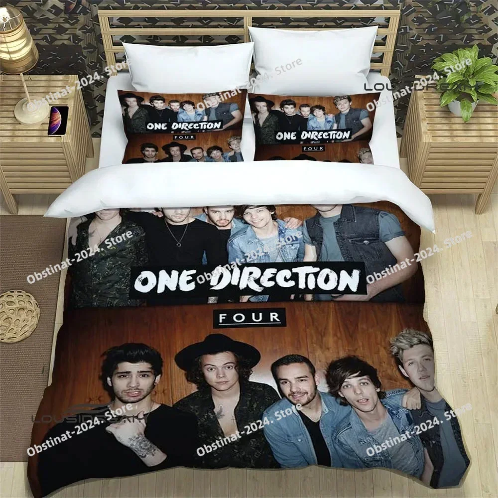 3D O-ONE band Direction Printed Bed Set Duvet Cover Pillowcase Bedding Set Bed Linen Sheet Quilt Cover Full Queen King Size