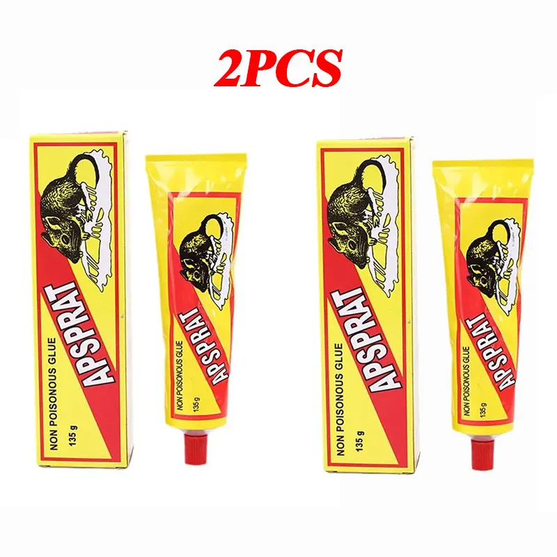 1/2/5pcs Sticky Muis Muizen Rat Lijm Sterke zelfklevende Kakkerlak Kleverige Muis speciale Lijm Catcher Klaar Voor Gebruik 135g