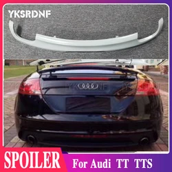 Carbon Fiber Rear Bumper Diffuser Lip for Audi TTS 2008 - 2014 TT 2013 2014 Car Rear Bumper Diffuser Lip Spoiler Protector FRP