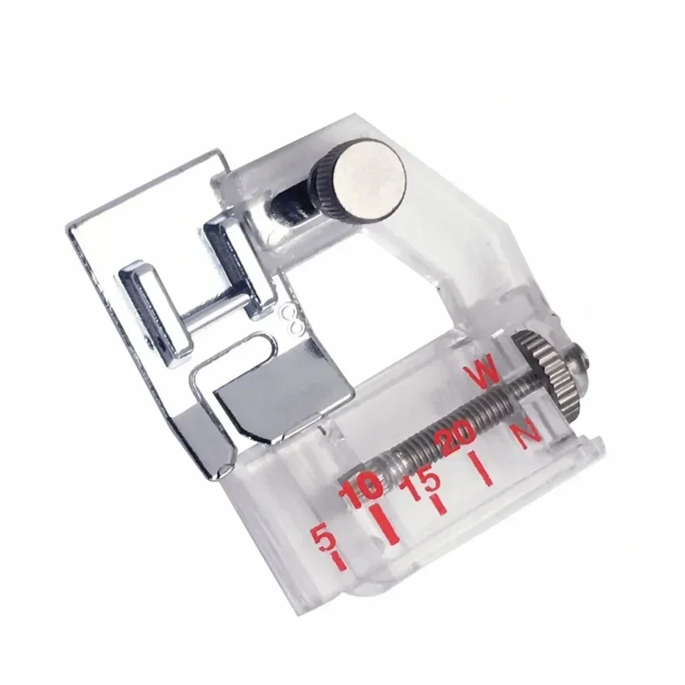 

1PC Adjustable Bias Tape Binding Foot Snap on Presser Foot 6290 for Brother and Most of Low Shank Sewing Machine Accessories