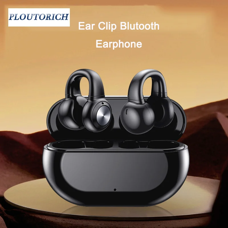 

Wireless Blutooth Earphone Ear Clip Style Long Battery Life Light Weight IPX6 Waterproof HIFI Bluetooth 5.3 Listen Music