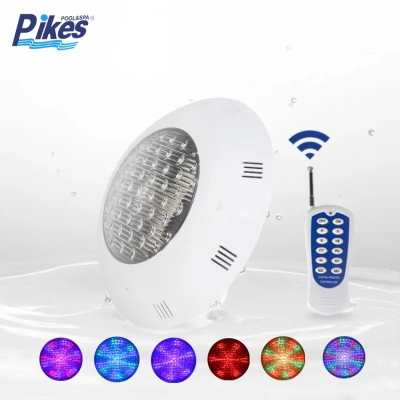 STLF  Wholesale Wall Mounted Pool Light 252 Bulbs 25W/12V ABS+UV Material Anto Color Change Swimming Pool Tool & Accessory