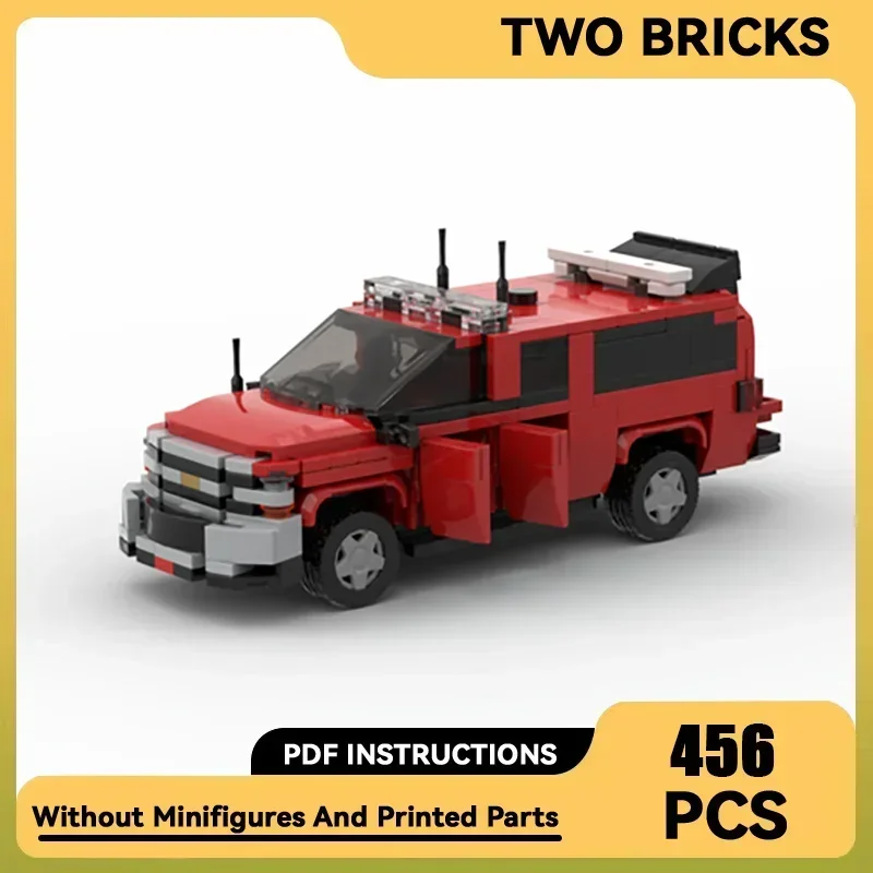 Car Model Moc Building Bricks New York Battalion 46 Fire Truck Technology Modular Blocks Gifts Christmas Toys DIY Sets Assembly