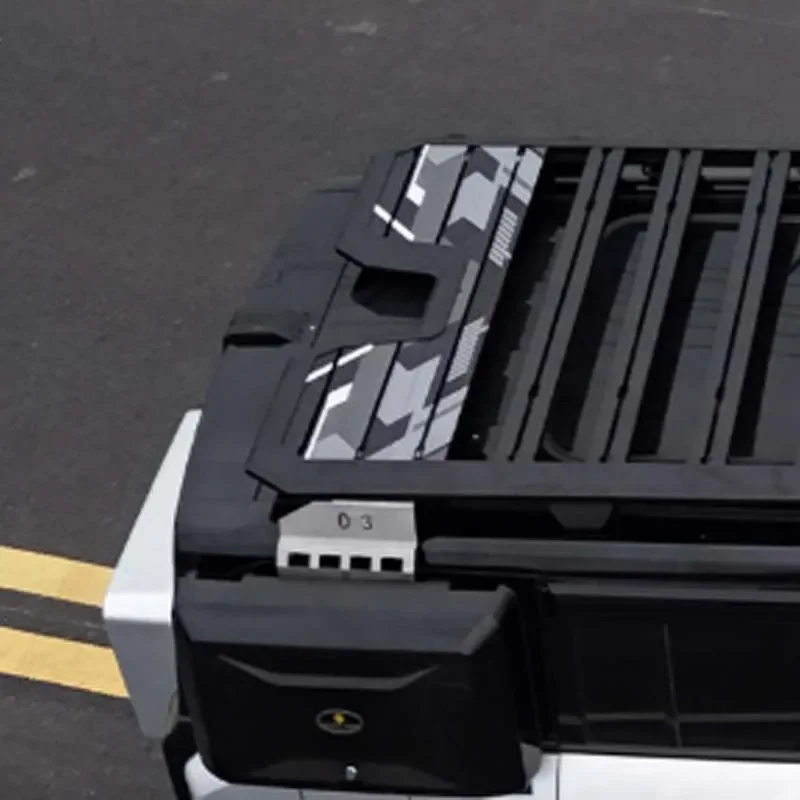 Hot Selling 3-piece External Modification Kit Top Rated 4x4 Roof Rack Side Ladder Side Sunshade Awning for Icar 03 Accessories 5