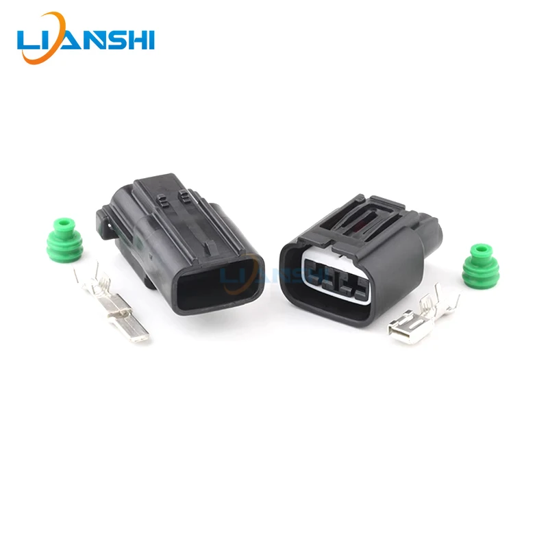 2Pin DJ7021C-4.8-11/21 Waterproof Connector Kit w/Terminals For Car Radiator Cooling Fan Harness