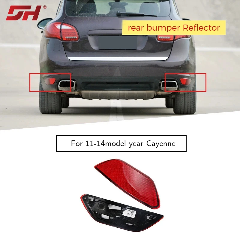 

95863110500 95863110600 Car rear bumper reflector Rear Tail Light Lamp for Porsche Cayenne 2011-2014