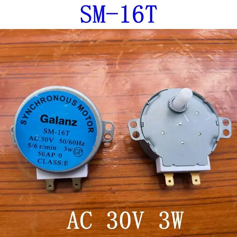 

SM-16T GAL-5-30-TD(1) AC30V 50/60Hz Micro Turntable Synchronous Tray Motor Microwave Oven Accessories Spares Parts