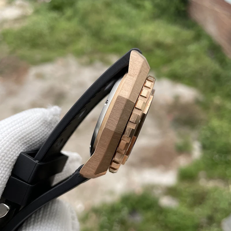 STEELDIVE Mens Diver Watches 41.5mm Military Automatic Watch Bronze Dive 1000M Mechanical Wristwatch C3 Luminous Sapphire NH35